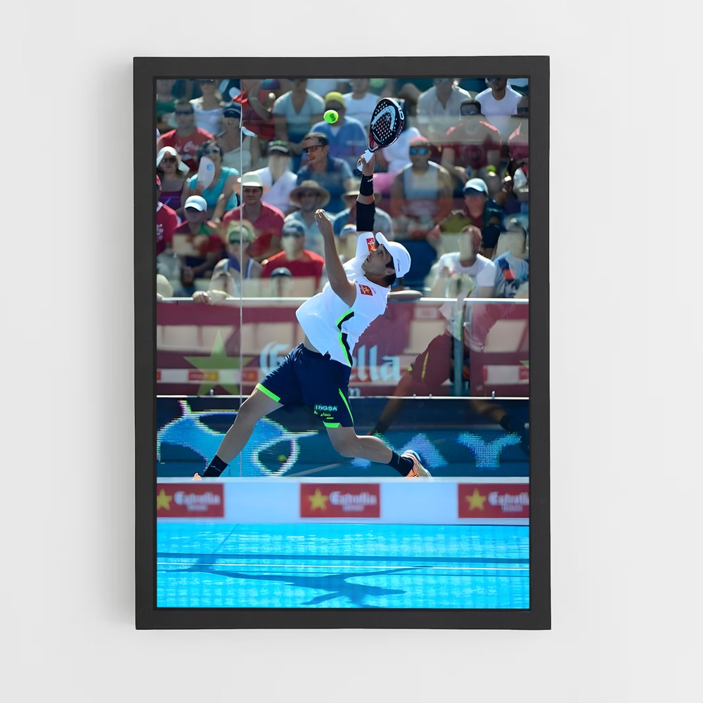 Poster Service Australien – affiche Padel (vue 2)